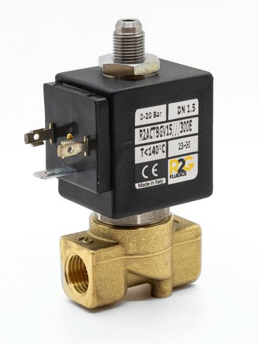 Direktgesteuertes Magnetventil - R2ACT NC - R2G Fluidics Srl - 3/2-Wege / normal geschlossen / Wasser