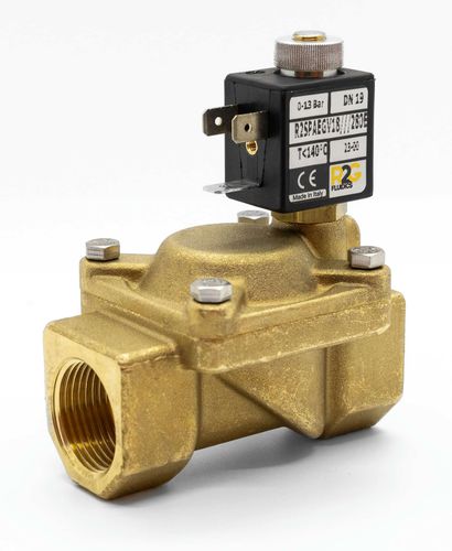 Vorgesteuertes Magnetventil - R2SP-R2SR NA/NO - R2G Fluidics Srl - 2-Wege / Schließer / Wasser