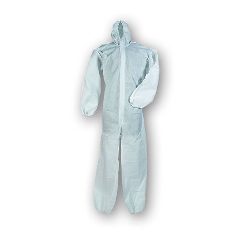Giftstoffabweisender Overall - 112 - SEBA PROTEZIONE srl - Polypropylen / für Baustellen / weiß
