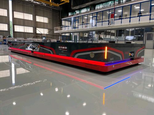 FTS mit Arbeitsbühne - MAXIMUM - MPS ENGINEERING - für Materialumschlag / für schwere Lasten / für Lagerhallen
