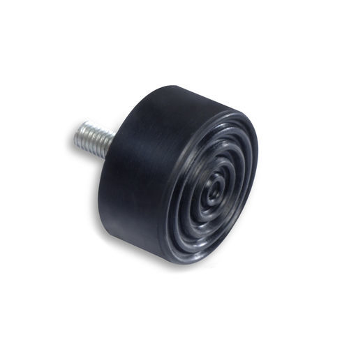 Elastische Lagerung / Gummi - KPM Plasto Rubber Co. - zylindrisch / Silikon / EPDM