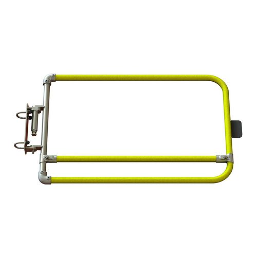 Tor / pulverbeschichteter Stahl - SGEU600PC  - Fisher Alvin Limited - einflügelig / Fußgänger / halbautomatisch