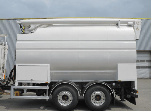 Anhänger für Containertransport - VRAC PLUS - für Futter / für Schüttgut / Tandem