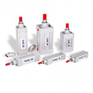 Zylinder / ISO 15552 - Duncan Engineering Limited - pneumatisch / Kolben / anodisiertes Aluminium