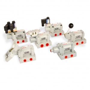 Pneumatik-Wegeventil / mit Klappe - Duncan Engineering Limited - steuerbar / mit manueller Bedienung