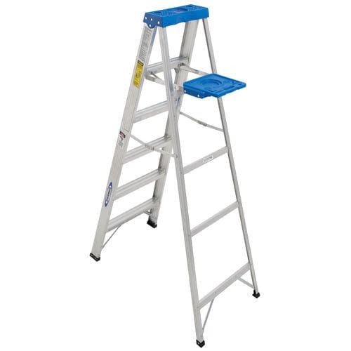 Aluminiumleiter - 366 - WERNER CO - für Regale