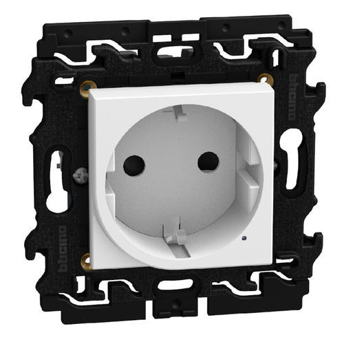 Einbausteckdose - YW4141AC - BTICINO - zweipolig / Schuko / smart