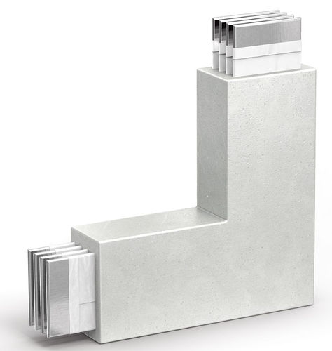 Rechtwinkeliger Kabelschuh - 60390426R - BTICINO - Mineralstein / Aluminium / wasserdicht