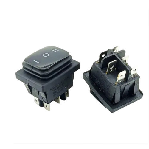 Wippschalter - KCD4-black - Yueqing Tongda Wire Electric Factory - DPDT / wasserdicht / LED