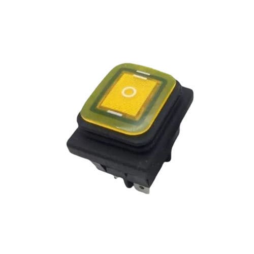 Wippschalter - KCD4-yellow - Yueqing Tongda Wire Electric Factory - DPDT / wasserdicht / LED