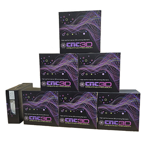 PLA-Filament / für 3D-Drucker - Cnc3d - 1,75 mm / schwarz / blau