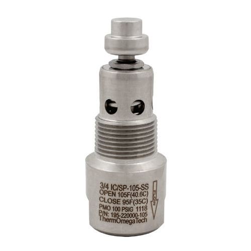 Patronenventil - IC/SP - Thermomegatech - Entleerung / für Rohrleitung / Messing