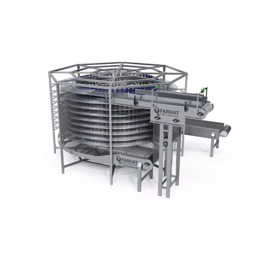Modularer Kühlturm - Farhat Bakery Equipment - Spiral / für die Backwarenindustrie / Drahtgewebe