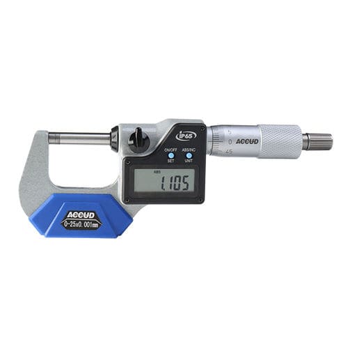 Außenmikrometer - 313 series - Accud Co. Ltd - digital / Ratsche / IP65