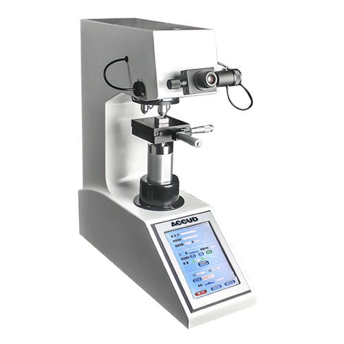 Härteprüfer / micro Vickers - HVS1000M - Accud Co. Ltd - Tisch / für Werkstücke / mit Bedienfeld