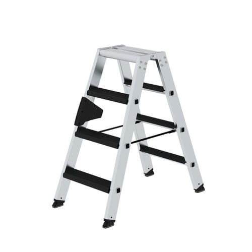 Tragbare Trittleiter - 0422 series - Munk Günzburger Steigtechnik - Aluminium / mit 3 Stufen / mit 5 Stufen