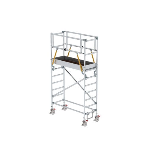 Mobiler Gerüstturm - 170236 - Munk Günzburger Steigtechnik - Fassaden / mit Treppe / Aluminium