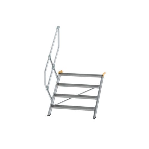Treppe für Außenbereich - 6003 series - Munk Günzburger Steigtechnik - Aluminium / Edelstahl