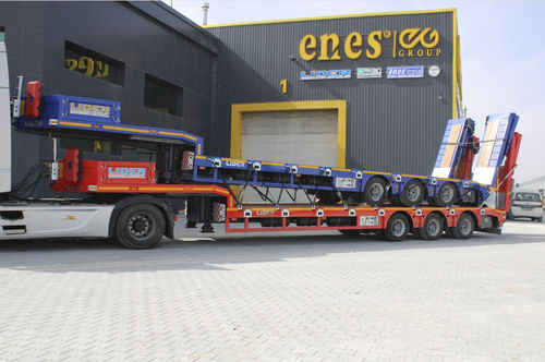 Ultra-Tieflader-Anhänger - lider trailer - für Automobile / 3-Achsen