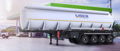 Tank Sattelauflieger - lider trailer - für Kraftstoff / 4-Achsen / mit Auflaufbremse