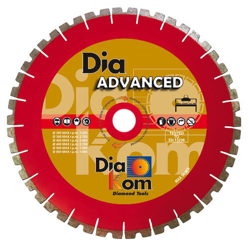 Metall-Trennscheibe - 412 series - DIAKOM - für Beton / diamantbeschichtet / für Schleifmittel