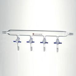 Mehrweg-Verteilerblock - M490064   - Synthware glass - Glas / Vakuum