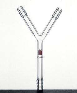 Y-förmiger Rohrverbinder - T110800   - Synthware glass - Glas