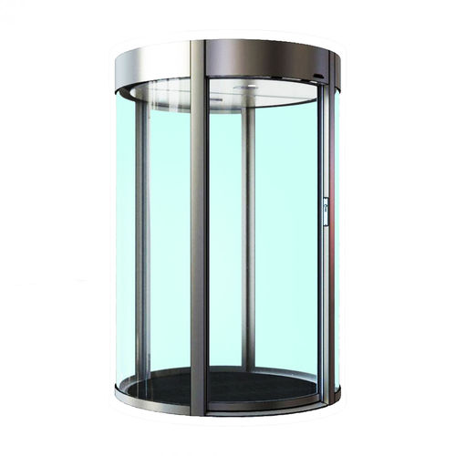 Automatischer Sicherheitsschleuse - COMMODOOR LIGHT E - Saima Sicurezza SpA - Glas
