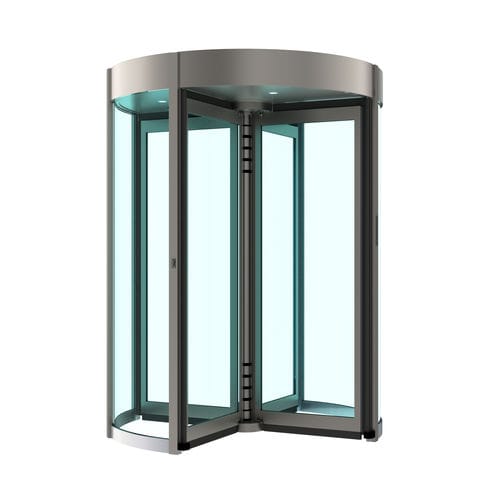 Schwenkbares Tor -  GLASS ROLL - Saima Sicurezza SpA - faltbar / Edelstahl / Aluminium