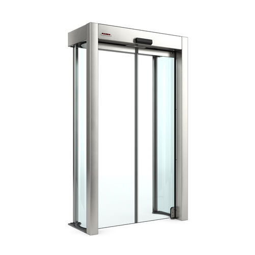 Schiebetür - Rotoslide V4 - Saima Sicurezza SpA - Glas / für den Innenbereich / automatisch