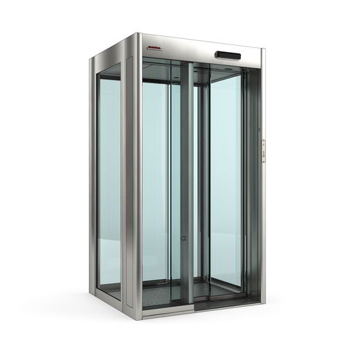 Schiebetür - Minitel/Bigtel Light - Saima Sicurezza SpA - Glas / für den Innenbereich / automatisch