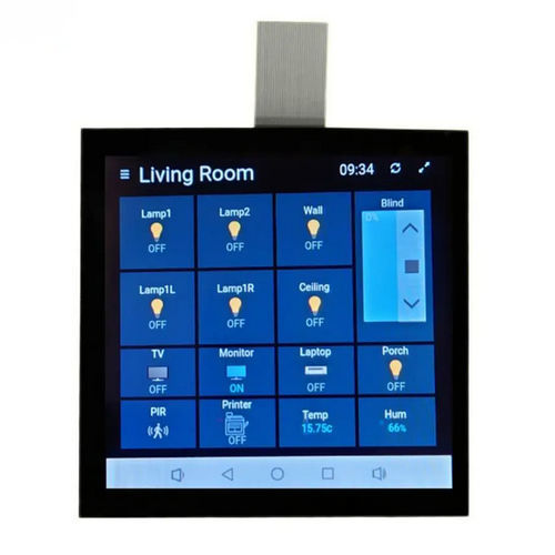 Displaymodul / TFT LCD - HG040HS002T01 - Shenzhen Hongguang Display Co., Ltd - IPS / mit kapazitivem Touchscreen / mit resisitivem Touchscreen