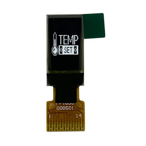 PMOLED-Displaymodul - HG005WS003 - Shenzhen Hongguang Display Co., Ltd - 48 x 88 / 0,5" / Industrie