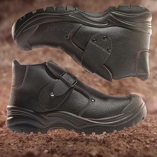 Rutschfeste Sicherheitsschuhe - 3-103  - Lupriflex - genarbtes Rindleder / S3 / unisex