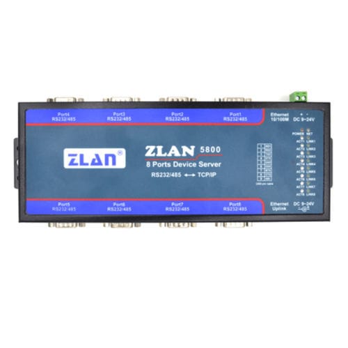 Serie-Geräteserver - ZLAN5800 - Shanghai ZLAN Information Technology Co.,Ltd - Ethernet / DB9 / 8 Ports