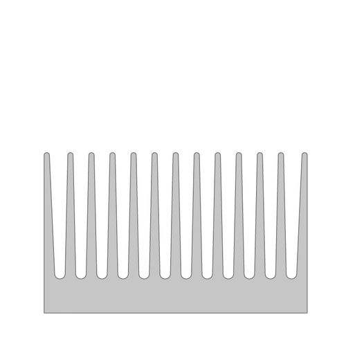 Aluminium-Kühlkörper - Alutronic Kühlkörper GmbH und Co. KG - mit dünnen Lamellen / extrudiert / für LED