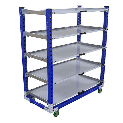 Transportwagen - FQ-0203 - OPEX FACTORY - Stahl / 5 Stufen / Profil