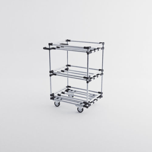 Transportwagen - LOG-0203 - OPEX FACTORY - Stahl / 3 Ebenen / Profil