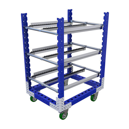 Warenlager-Regal - FQ-0305 - OPEX FACTORY - für Materialumschlag / Transport / Fachboden