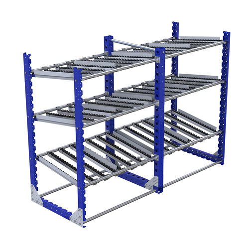 Warenlager-Regal - FQ0302 - OPEX FACTORY - für Materialumschlag / Transport / Fachboden