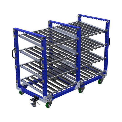 Warenlager-Regal - FQ-0301 - OPEX FACTORY - für Materialumschlag / Transport / Fachboden
