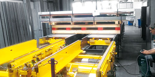 Shuttle-Lagersystem - Intertex Maschinenbau Ingeborg Deiss GmbH & Co.