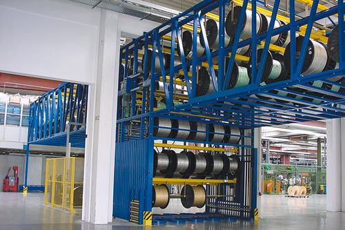 Vertikales Umlaufregal - InterMat IM-VO2.2 - Intertex Maschinenbau Ingeborg Deiss GmbH & Co. - Kabeltrommel / für Kabeltrommel