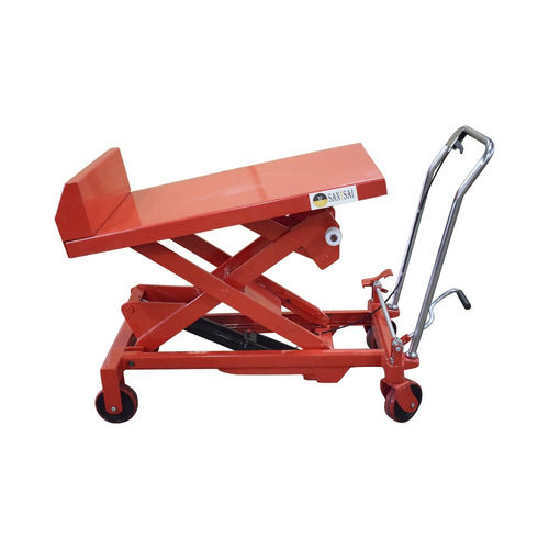Kippbarer Hubtisch - TF F series - SANTSAI MACHIENRY - Scheren / hydraulisch / pedalbetrieben