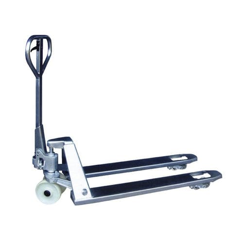 Edelstahlhubwagen - PTZ-5500S - SANTSAI MACHIENRY - Hand / für Lagerhallen / für Materialumschlag