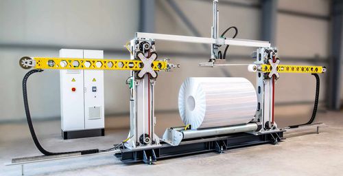 Stretchwickler für Spulen - Wrapsolut - Fährenkämper GmbH & Co. KG - horizontal / automatisch / für Rohre