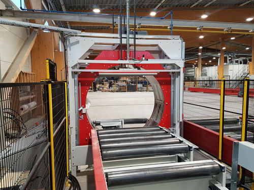 Horizontaler Stretchwickler - CL 4C - Wrapsolut - Fährenkämper GmbH & Co. KG - mit Drehring / automatisch / Paletten