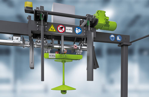 Strahlanlage mit Haken - HUBert - RUMP STRAHLANLAGEN GmbH & Co. KG - für Metall
