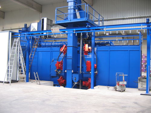 Strahlanlage mit Haken - CAPSOR&reg; - RUMP STRAHLANLAGEN GmbH & Co. KG - für Metall / automatisch