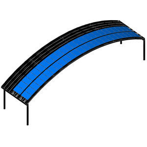 Solar-Montagesystem / Aufdach - SunNet Roof - A+ Sun Systems